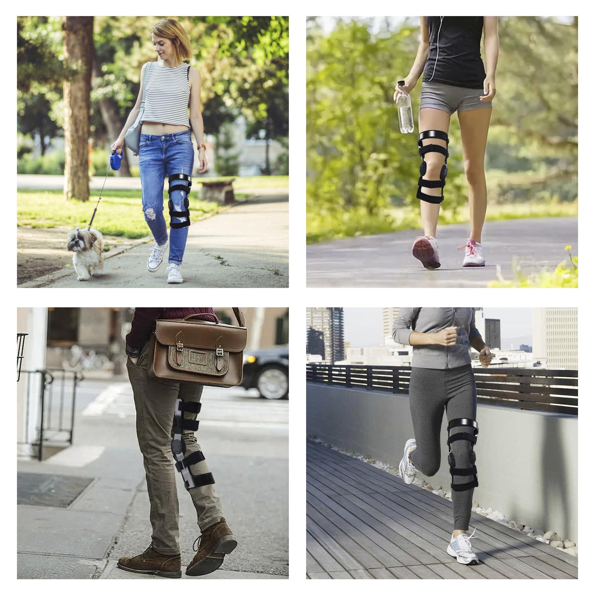 X-shuan OA Unloader Knee Brace for Osteoarthritis - Adjustable Knee Support for Pain Relief and Recovery, Bone on Bone Knee Joint Pain, Cartilage Defect Repair, Knee Stabilizer for Men and Women (R/M)