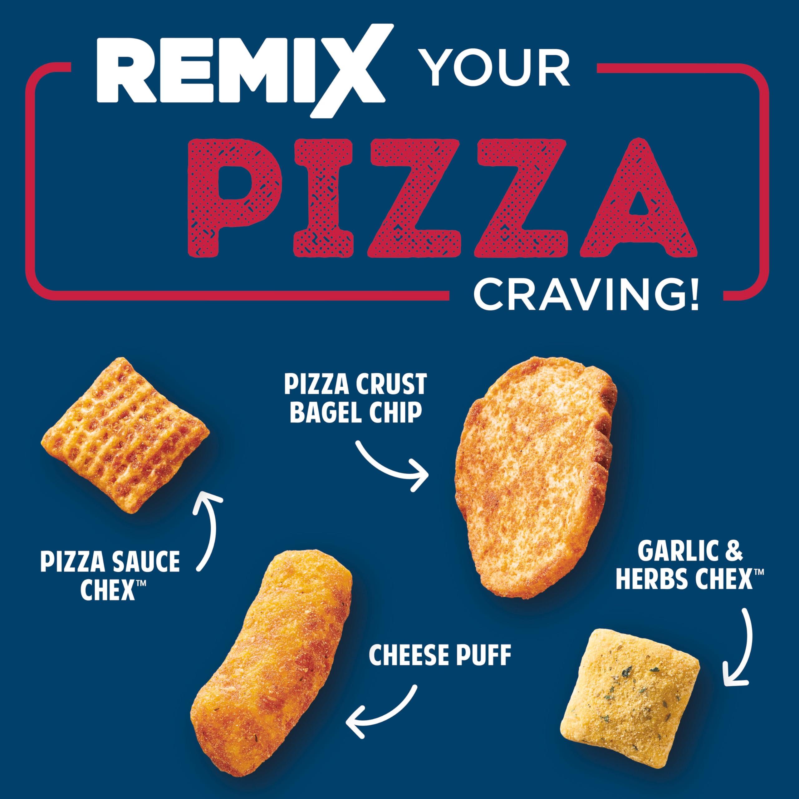 Chex Mix Chex Mix Snack Mix, Remix Cheesy Pizza, Savory Snack Bag, 11 oz