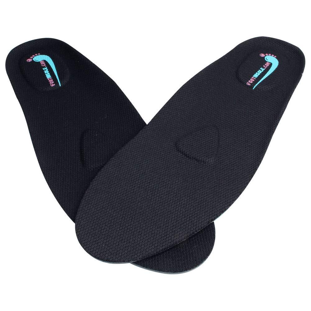 FOOTINSOLE.COM Height Increase Insole, Shoe Lift for Men Elevated Cushioned Inserts and Arch Support Comfort Insoles to Make You Taller (0.6\" UP (US Men\'s 7-11))