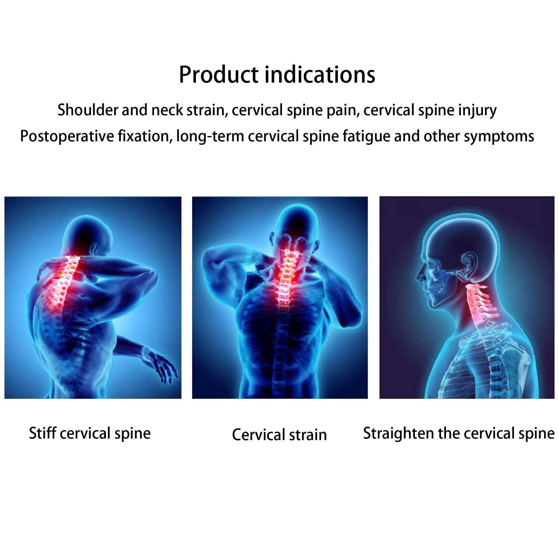 WILLQ WILLQ Cervical Thoracic Corrector Head Neck Adjustable ?Lumbar Support Brackets Fracture Fixation Rehabilitation Lightweight Head Cervical Vertebra Neck Chest Protection Brace After-Surgery