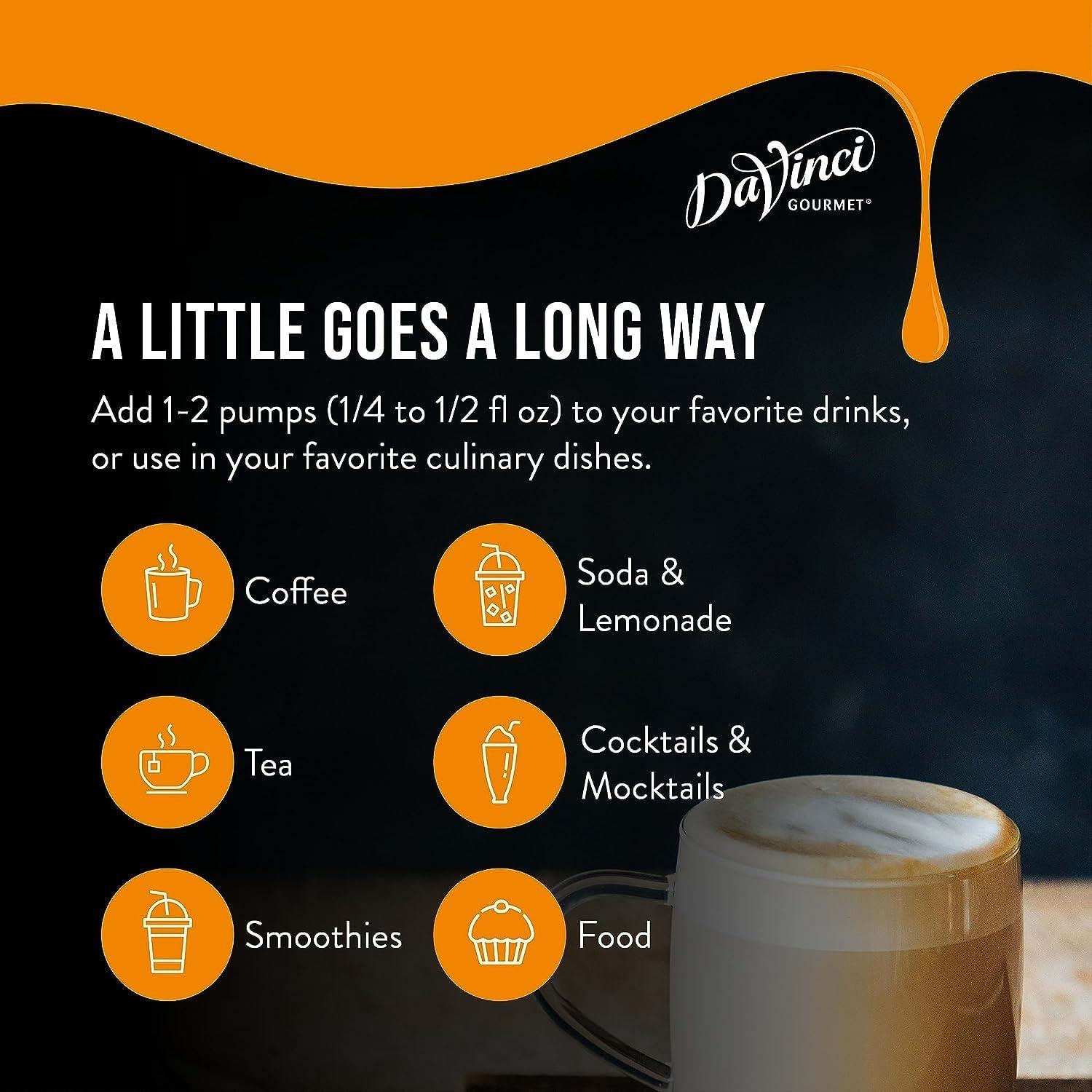 DaVinci Gourmet DaVinci Gourmet Classic Cinnamon Syrup, 25.4 Fluid Ounce (Pack of 1)