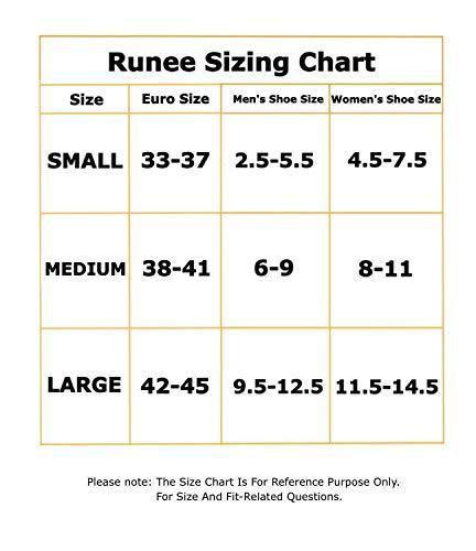 Runee Runee 3/4 Length Orthotic Insole with Arch Support - Cushioning Insoles & Shock Absorption Comfort for Plantar Fasciitis, Flat Foot, Foot Pain, and Heel Spurs (Medium)