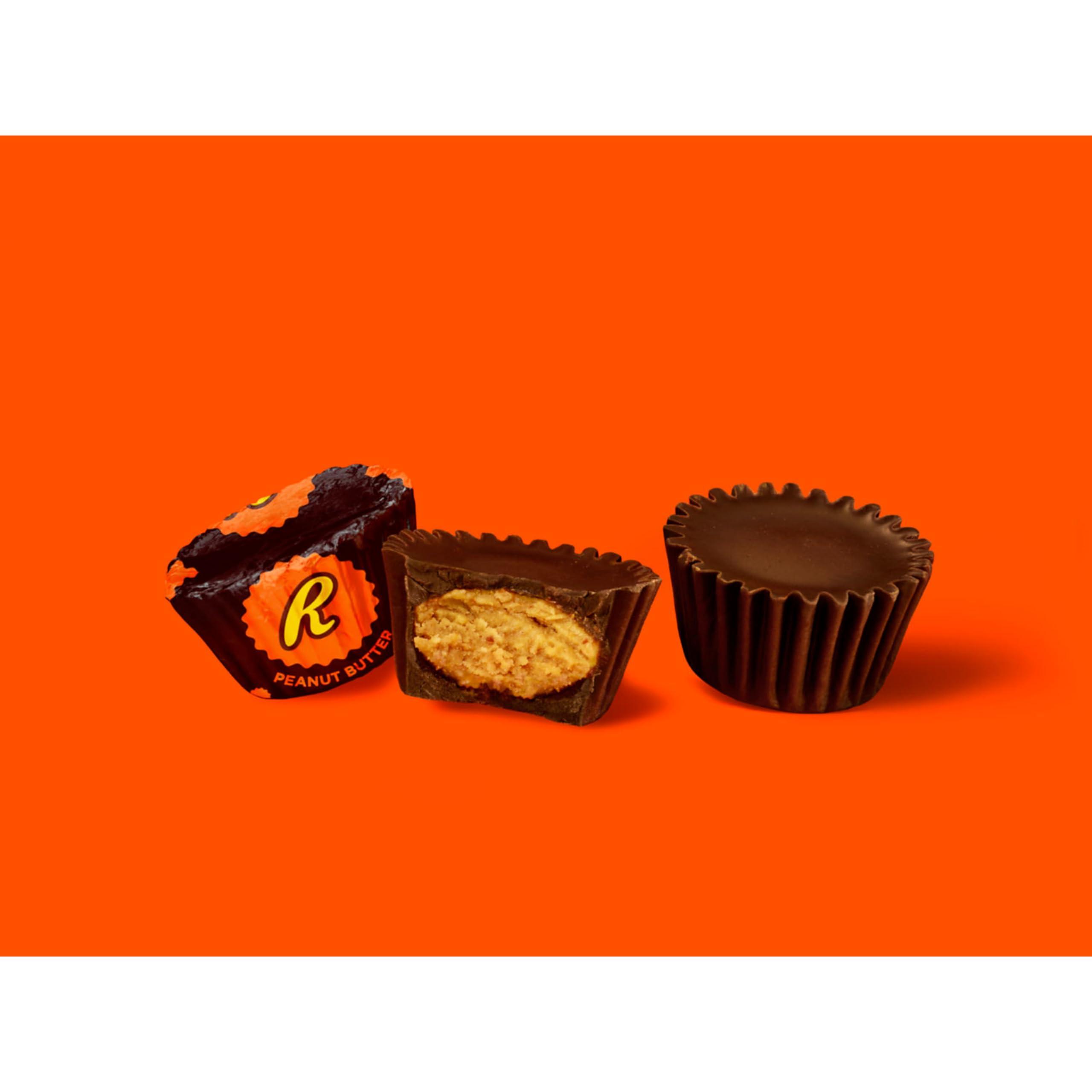 HERSHEY'S REESE\'S Miniatures Dark Chocolate Peanut Butter Cups, Candy Share Pack, 10.2 oz