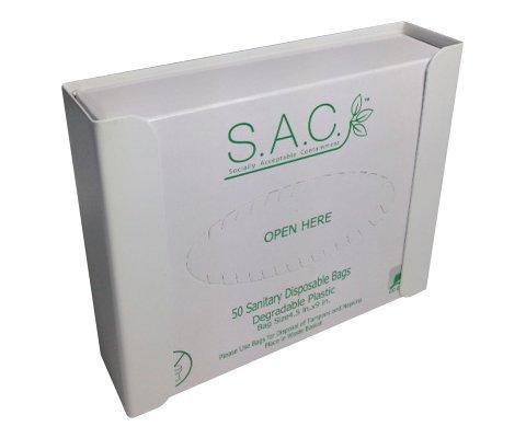 S.A.C. Socially Acceptable Containment Sanitary Napkin Disposal Bags pack of 4