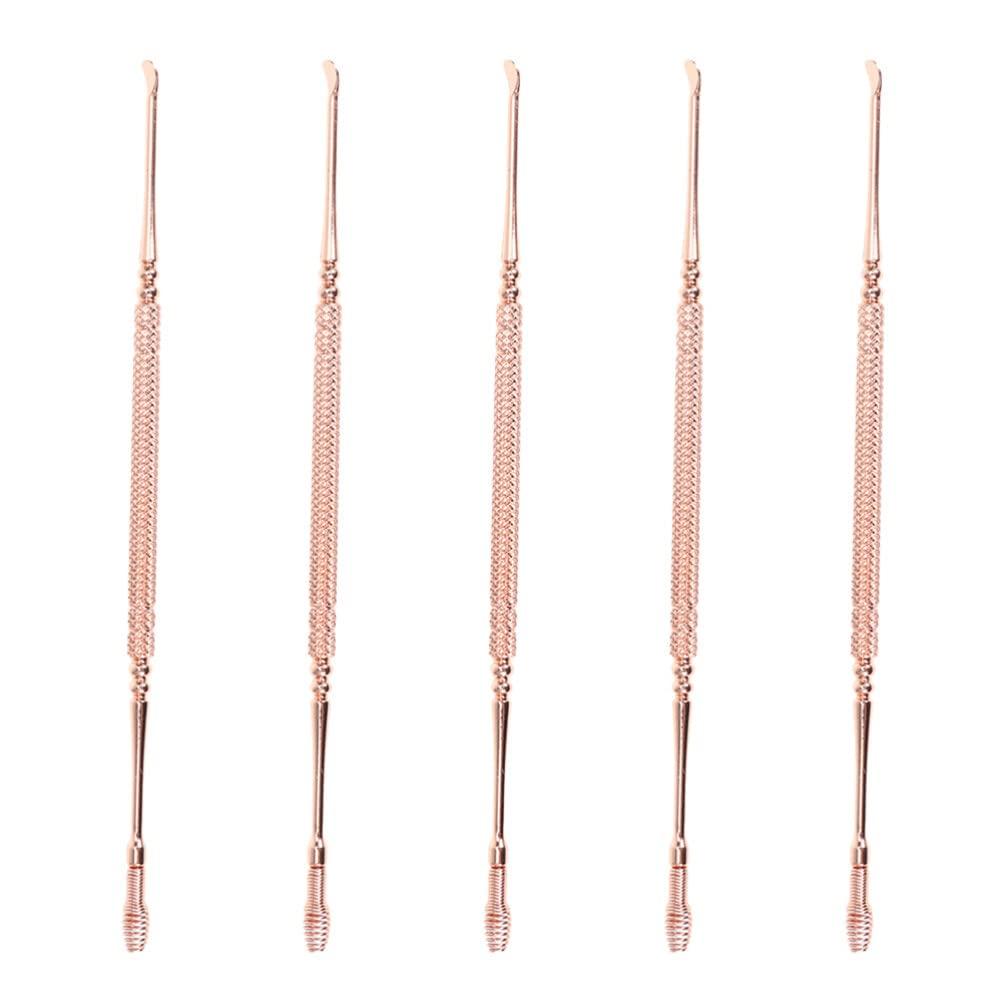 Healeved 5pcs Ear Spoon Earwax Removal Tool Ear Cleaner Ear Picking Spoon Earwax Spoon Ear Wax Removal Tool Clean Tool Home Earpick Ear Clean Accessory Wax Curette Earwax Cleaning Tool