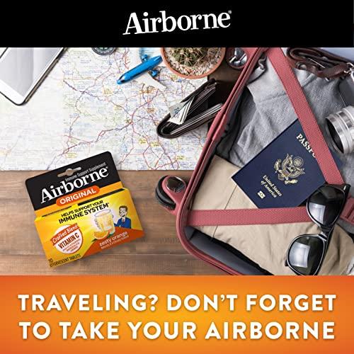 Airborne Airborne 750mg Vitamin C Gummies For Adults, Immune Support Supplement with Powerful Antioxidants Vitamins A C & E - 21 Gummies, Assorted Fruit Flavor