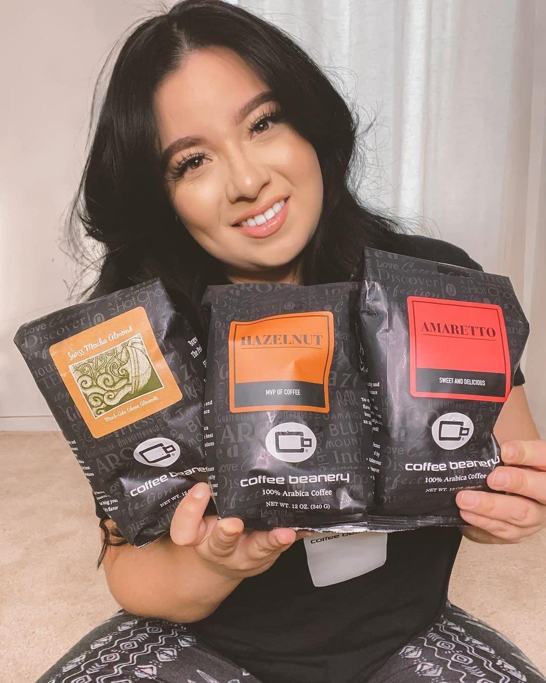 Coffee Beanery Hazelnut by Coffee Beanery | 12oz Flavored Whole Bean Coffee Medium Roast Coffee | 100% Specialty Arabica Coffee Whole Bean | Gourmet Coffee Whole Beans