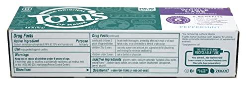 Tom's of Maine Tom's of Maine, Whole Care Fluoride Gel , Peppermint, 4 Ounce (Pack of 6)
