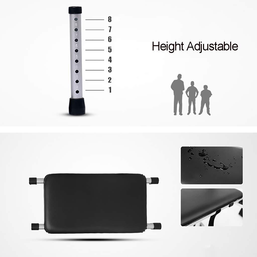 Lattice Walkers Aluminum Walker Frame, Portable Folding Adjustable Height Design with Handbrak/Seat Mobility Aid for Adult Disabled Elderly