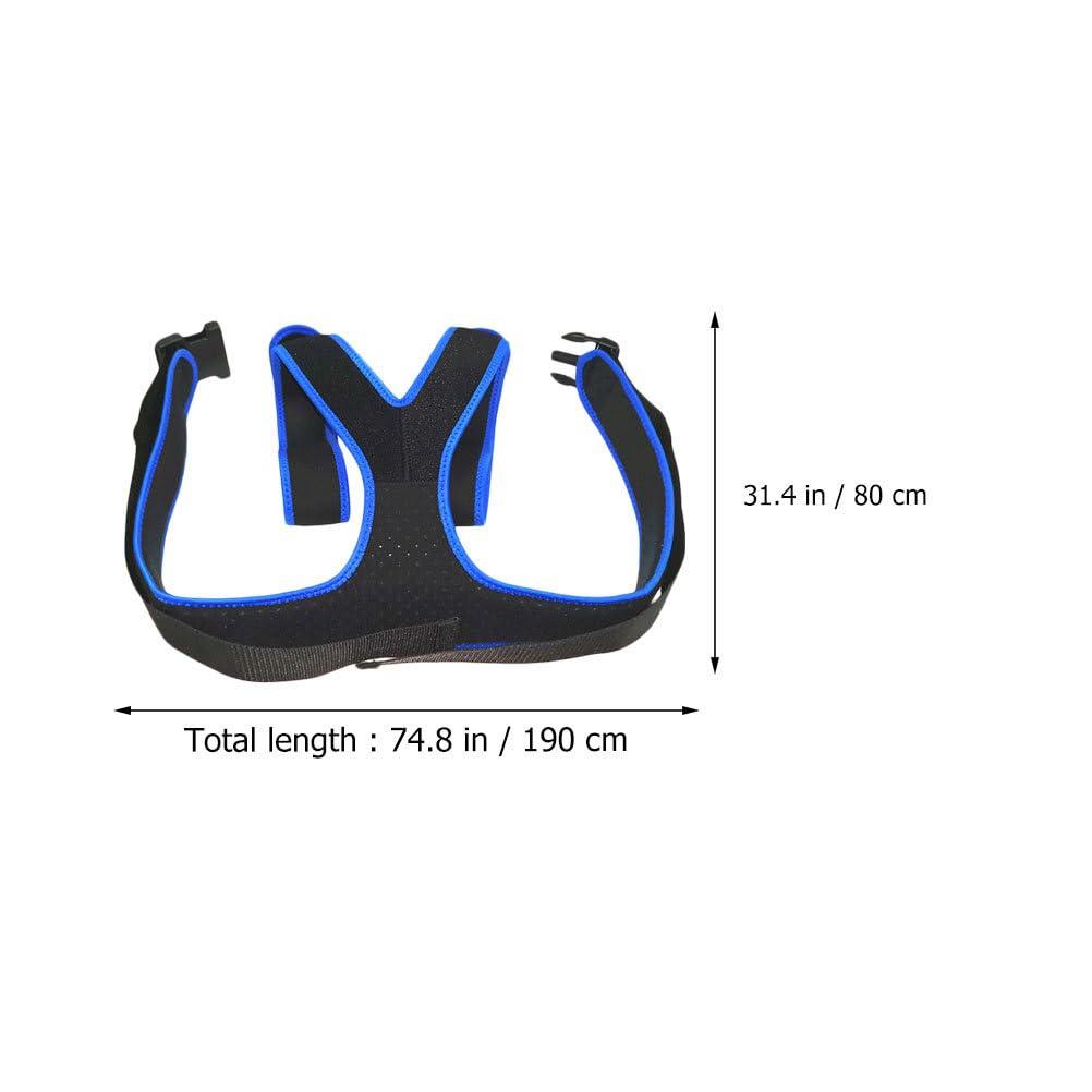 Healifty Healifty Seat Adjustable Breathable Chest Cross Positioning Anti-Slip Restraint Systems for Patients Elderly Cares