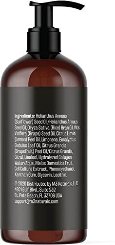 M3 Naturals Anti-Cellulite Massage Oil, 2 Pack, Collagen and Stem Cell Skin Tightening Therapy for Women, 8 Fl Oz Each by M3 Naturals