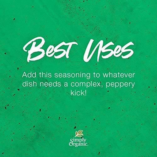 Simply Organic Simply Organic Spice Right Everyday Blends Pepper & More, Certified Organic, Vegan | 2.2 oz | Pack of 6