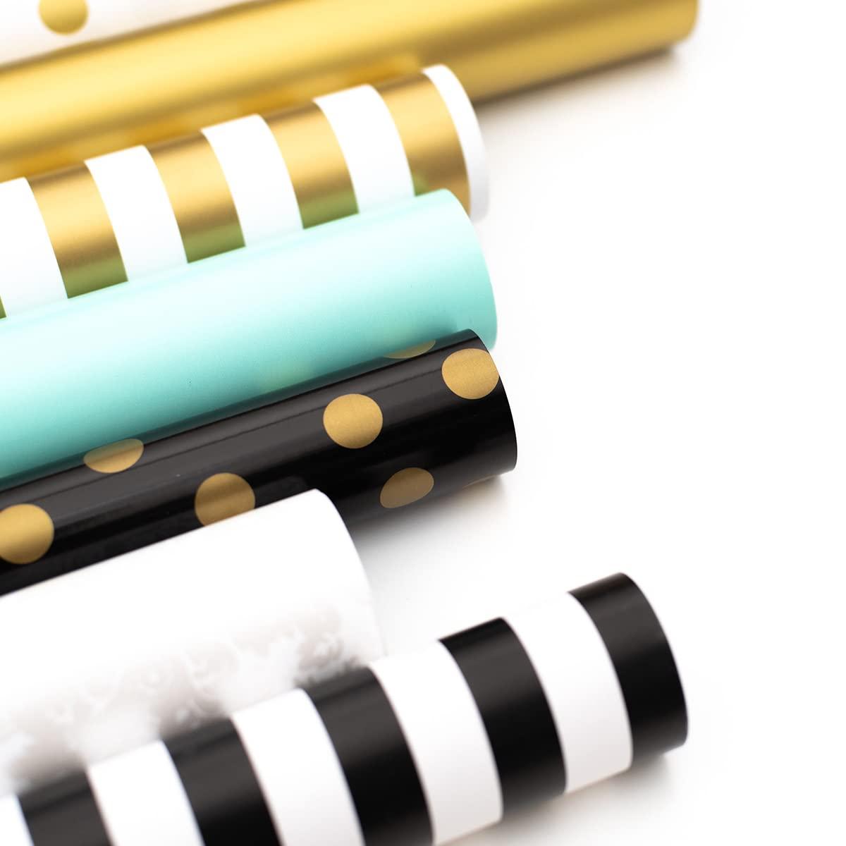 Creative Bag Gold Wrapping Paper Roll| Eco-Friendly Gift Wrapping Paper for All-Occasion Designs| Holiday Gift Wrap, Birthday Wrapping Paper, Wholesale Gift Wrap |24 Inches x 50 Feet| Golden Brocade |Creative Bag