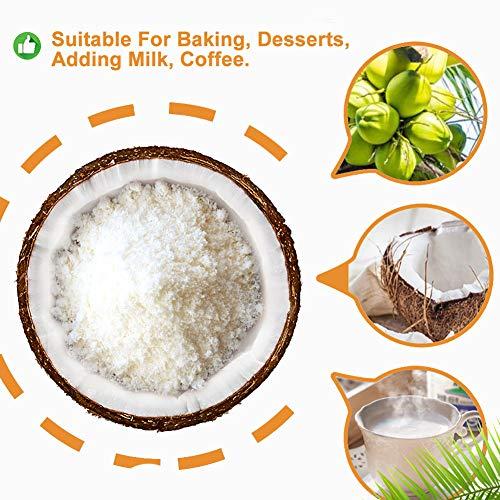 Plant Gift Plant Gift 100% Pure Coconut Powder Natural Powder, Great Flavor for Drinks, Smoothie, Yogurt, Baking, cookies, cakes and Beverages, Non-GMO Powder, No Filler, No additives 100G/3.25oz