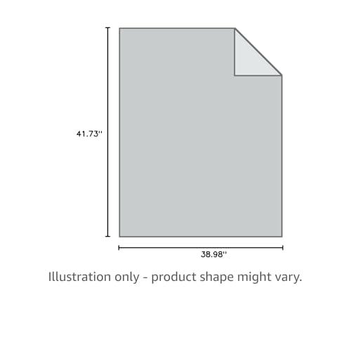 Classy Pal Classy Pal Lightweight Wheelchair Blanket, Waffle Weave Soft Blanket, 106cm L & 99cm W, Wheelchair Accessories, Grey Blanket, Elderly Gifts
