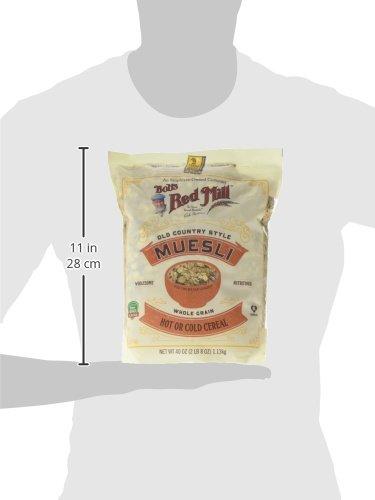 Bob's Red Mill Bob's Red Mill Resealable Old Country Style Muesli Cereal, 40 Ounce (Pack of 4)