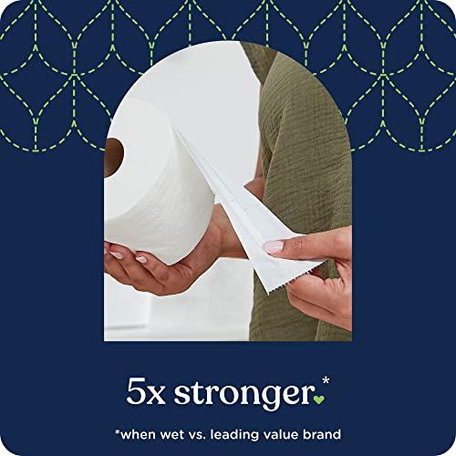 Quilted Northern Quilted Northern Ultra Soft & Strong Toilet Paper, 18 Mega Rolls = 72 Regular Rolls, 5X Stronger*, Premium Soft Toilet Tissue with Recyclable Paper Packaging