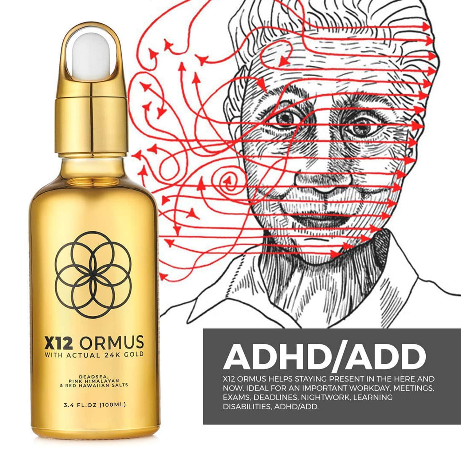 x12 Ormus With Actual 24k Gold Ormus Monoatomic Gold Concentrate (High Potency x12) 3.4oz - Made by Real Alchemists - 24k Food Grade Liquid Gold, Dead Sea Salt & Pink Himalayan Salt