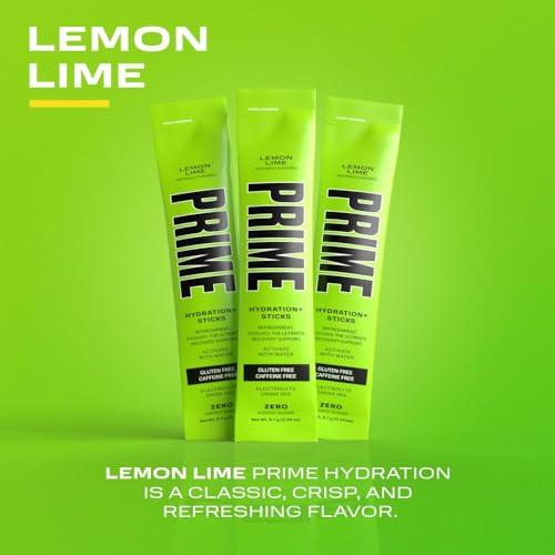 PRIME HYDRATION PRIME HYDRATION+ Sticks VARIETY PACK | Hydration Powder Single Serve | Electrolyte Powder On The Go | Low Sugar | Caffeine-Free | Vegan | 20 Sticks