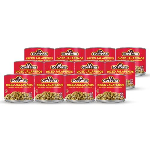 La Costeña La Costeña Diced Jalapeño Peppers, 13.4 ounce can (Pack of 12)