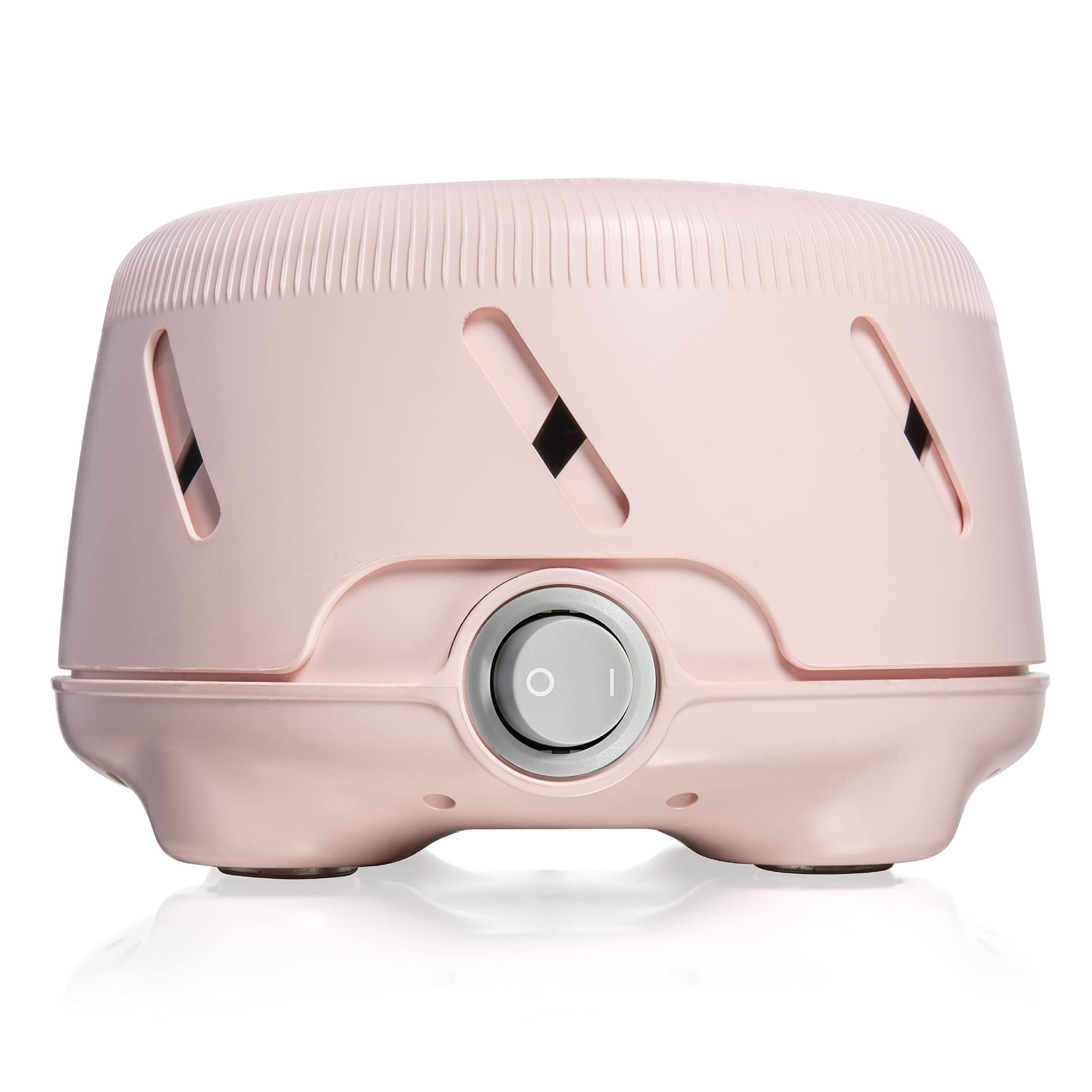 Marpac Yogasleep Dohm Uno White Noise Sound Machine, Natural Pink Noise from a Real Fan, Adjustable Tone & Noise Canceling for Office Privacy & Meditation, Sleep Aid for Travel, Baby & Adults (Pink)