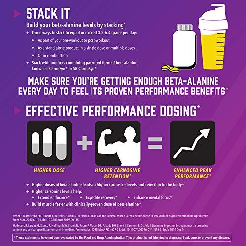 NOW NOW Sports Nutrition, Beta-Alanine Pure Powder 2,000 mg, Muscular Endurance*, 500 Grams