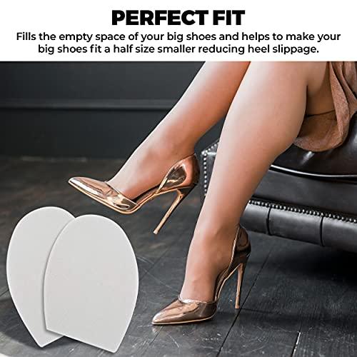 Lemrak 5 Pair of Half Insoles - Shoe Filler, Half-Sizer, Unisex Shoe Inserts to Make Big Shoes Fit a Half Size Smaller (Large)
