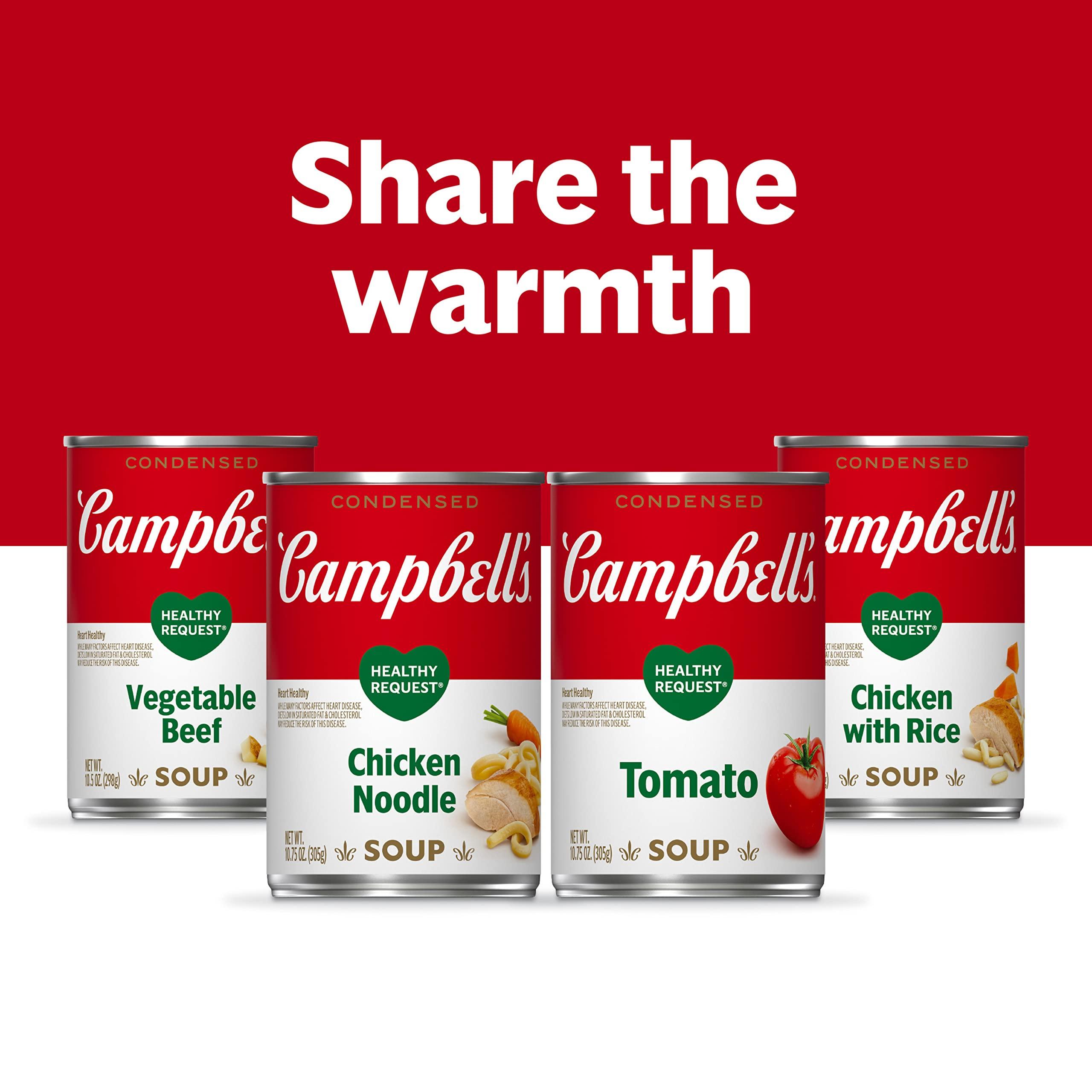 Campbell\'s Campbell\'s Condensed Healthy Request Tomato Soup, 10.75 Ounce Can (Pack of 4)