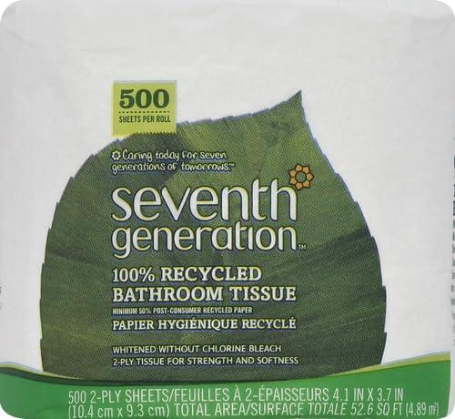 Seventh Generation Seventh Generation, Bath Tissue 500 Sheets, 500 Count