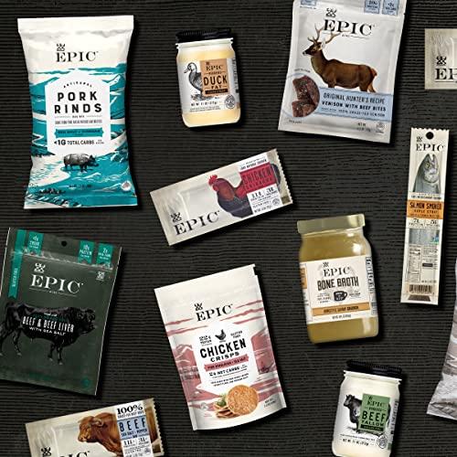 Epic EPIC Sea Salt + Vinegar Oven Baked Pork Rinds, Keto Friendly, 2.5 oz