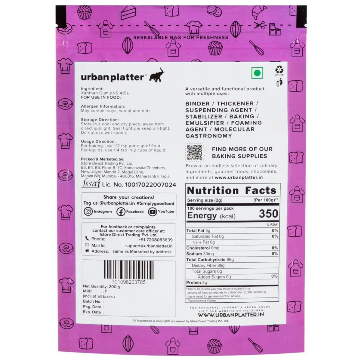 Urban Platter Urban Platter Xanthan Gum Powder, 200g