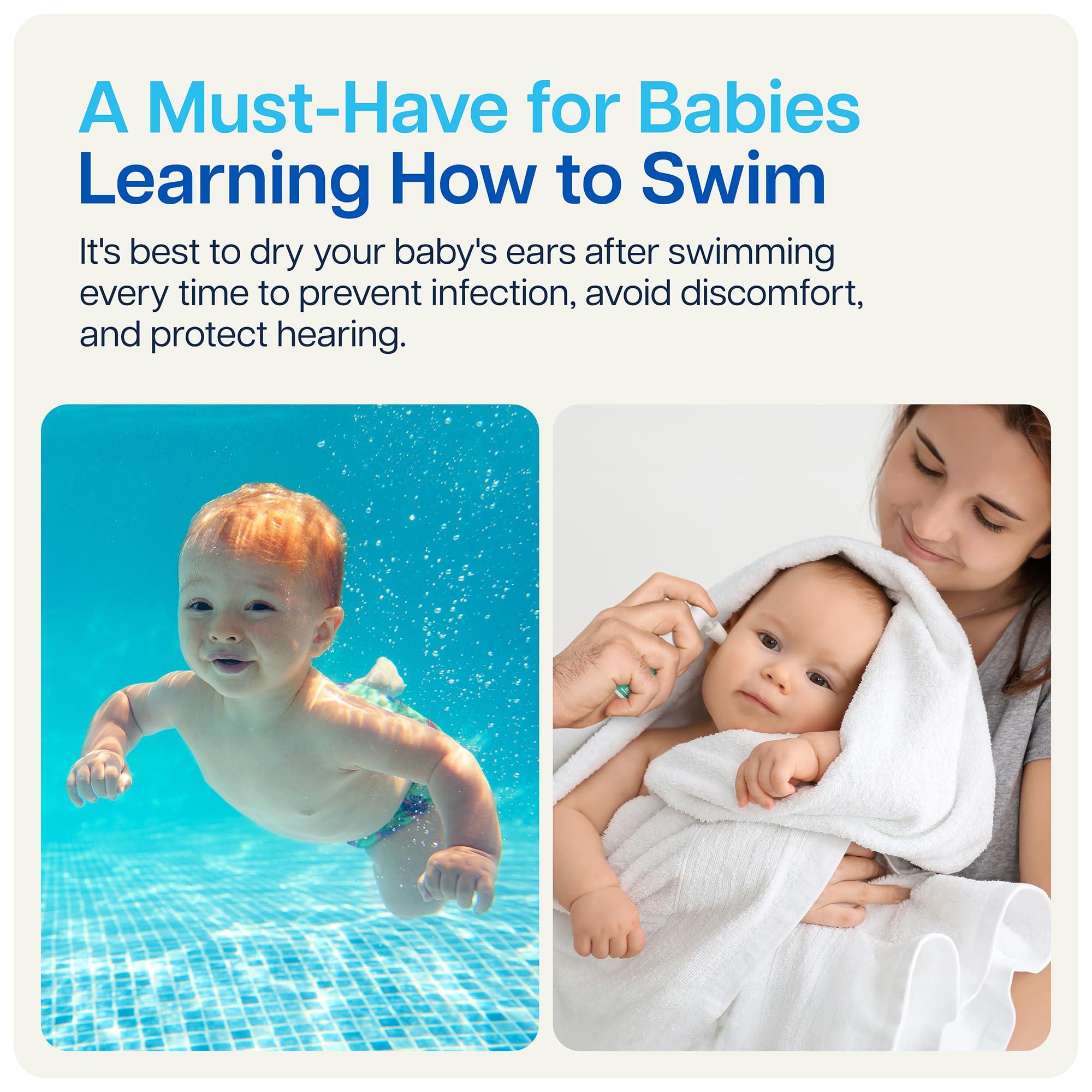 NAVEH PHARMA NAVEH PHARMA Dry Ears Baby | Swimmers Ear Drops Spray | Ear Drying Drops for Little Swimmers | Remove Water Trapped in Ears in Seconds | Prevent Hearing Loss (0.5 Fl Oz)