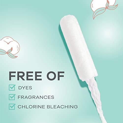 Tampax TAMPAX Pure 100% Organic Cotton Core Super Absorbency Tampons - 24 ct