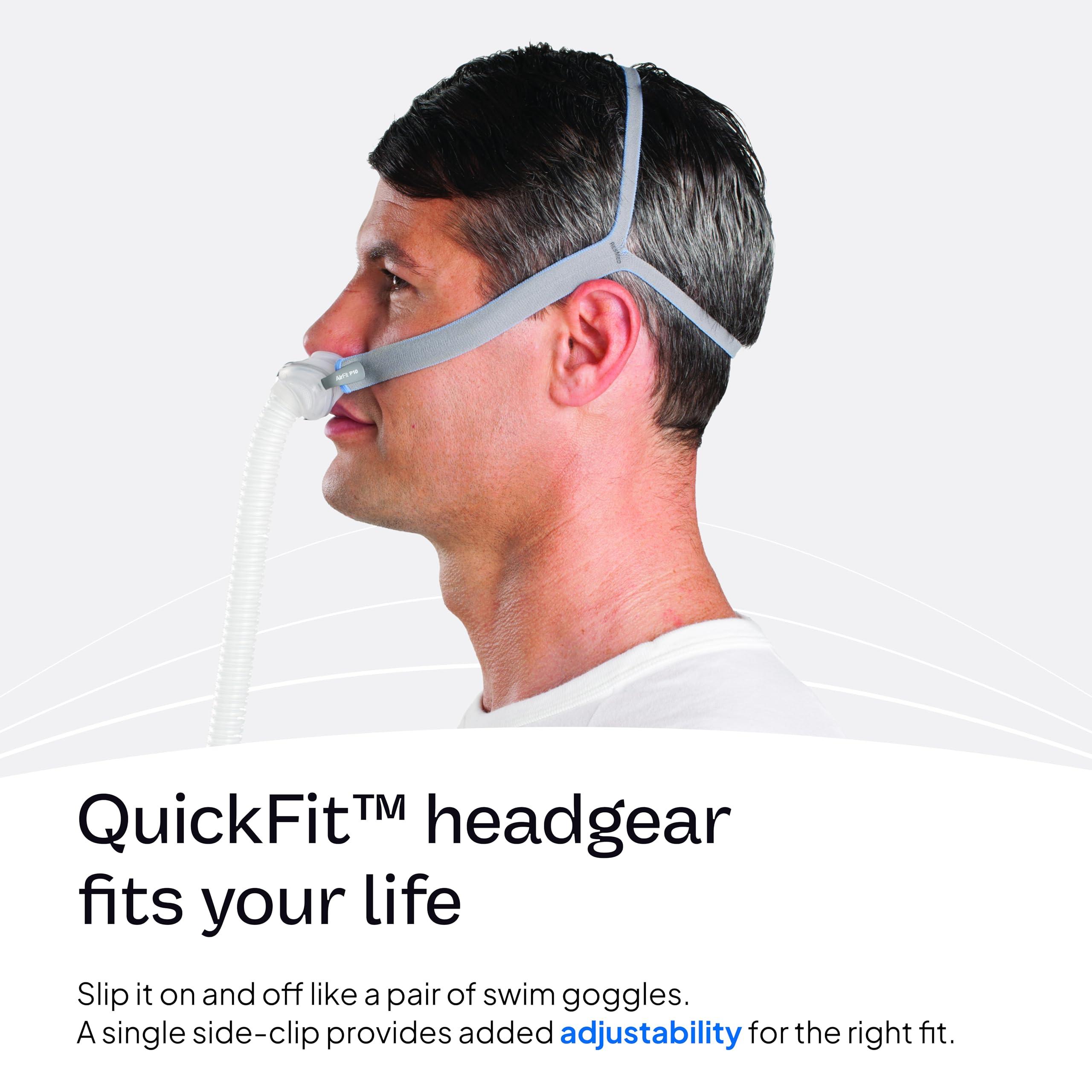 ResMed ResMed AirFit P10 Frame System - Replacement CPAP Frame System with Nasal Pillows Cushion - Headgear Not Included - Small