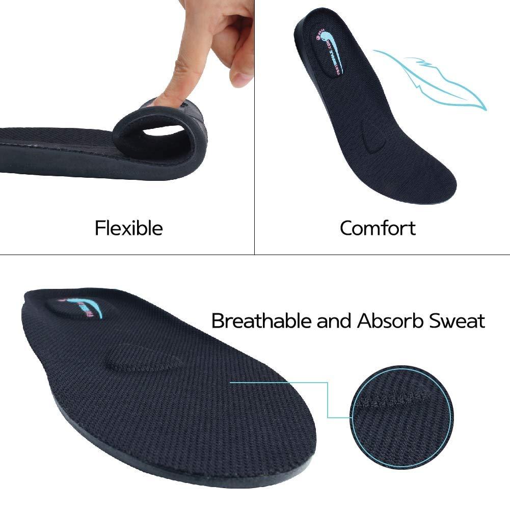 FOOTINSOLE.COM Height Increase Insole, Shoe Lift for Men Elevated Cushioned Inserts and Arch Support Comfort Insoles to Make You Taller (0.6\" UP (US Men\'s 7-11))