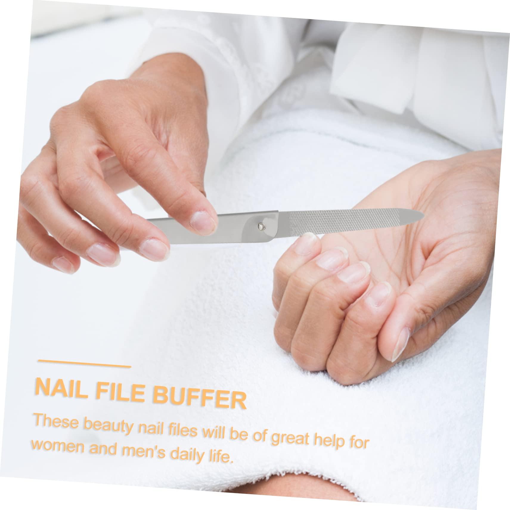 FOMIYES 6pcs Nail Buffer Nail File Foldable Nail Files Nail File Buffer