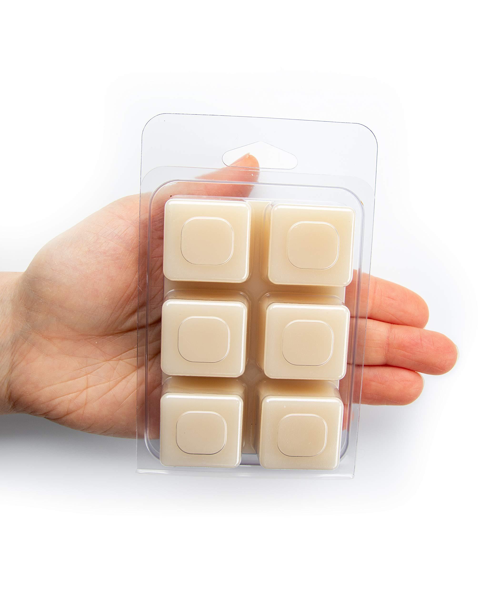 Shortie's Candle Company Shortie\'s Candle Company Cinnamon Vanilla Wax Melts Bulk Pack - Formula 117-4 Highly Scented 3 Oz. Bars (12 Oz. Total) - Made with Natural Oils - Bakery & Food Air Freshener Cubes Collection