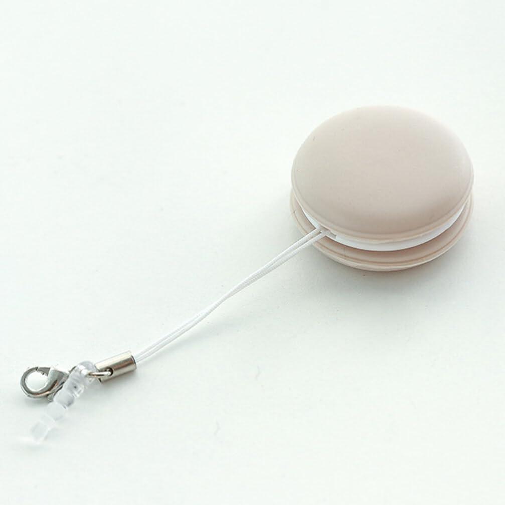 Healifty Healifty Pouch Microfiber Cleaning Cloth Macaron Shape - 4pcs Portable Lens & Screen Cleaner Cloth Keychain Mini Phone Screen Wiper Glasses Eyeglass Brush (Pink,Blue,Green,Khaki)