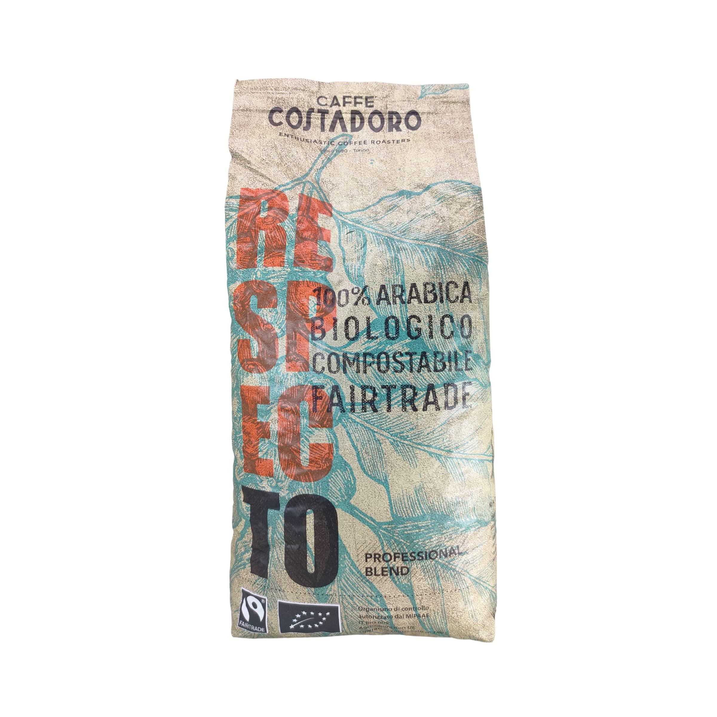 Caffe\' Costadoro CAFFE\' COSTADORO Organic and Fair Trade Medium Roasted Coffee Beans 1kg