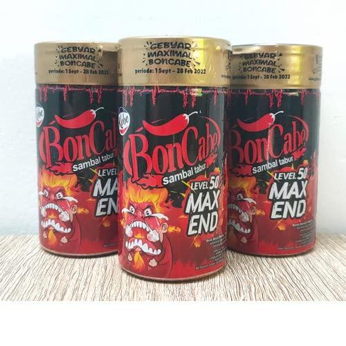 Bon Cabe Kobe Bon Cabe Sambal Tabur- Chilli Sprinkles Max End Level-50, 30 Gram (Pack of 3)