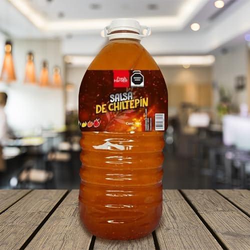 Fresh Harvest By Pafsa Chiltepn Sauce 5Lt (169.07 Fl Oz) | Mexican Hot Sauce | Fresh Harvest