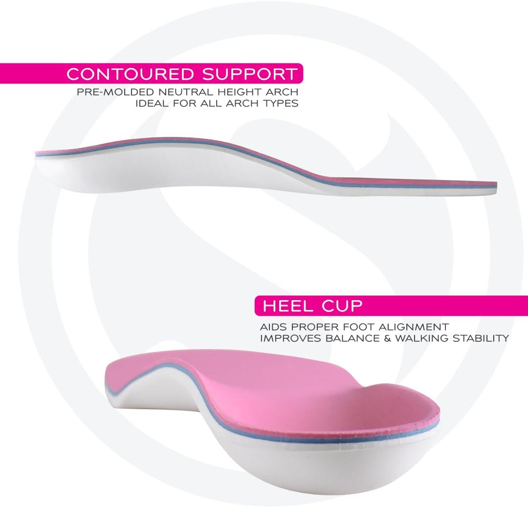SoleAid SoleAid Sport XTI, 3-Layer Performance Insoles, Light Weight, Soft, High Rebound, Shock Absorbing, Anti-Friction, Full Length Foot Support (Men 7-8 / Women 9-10)