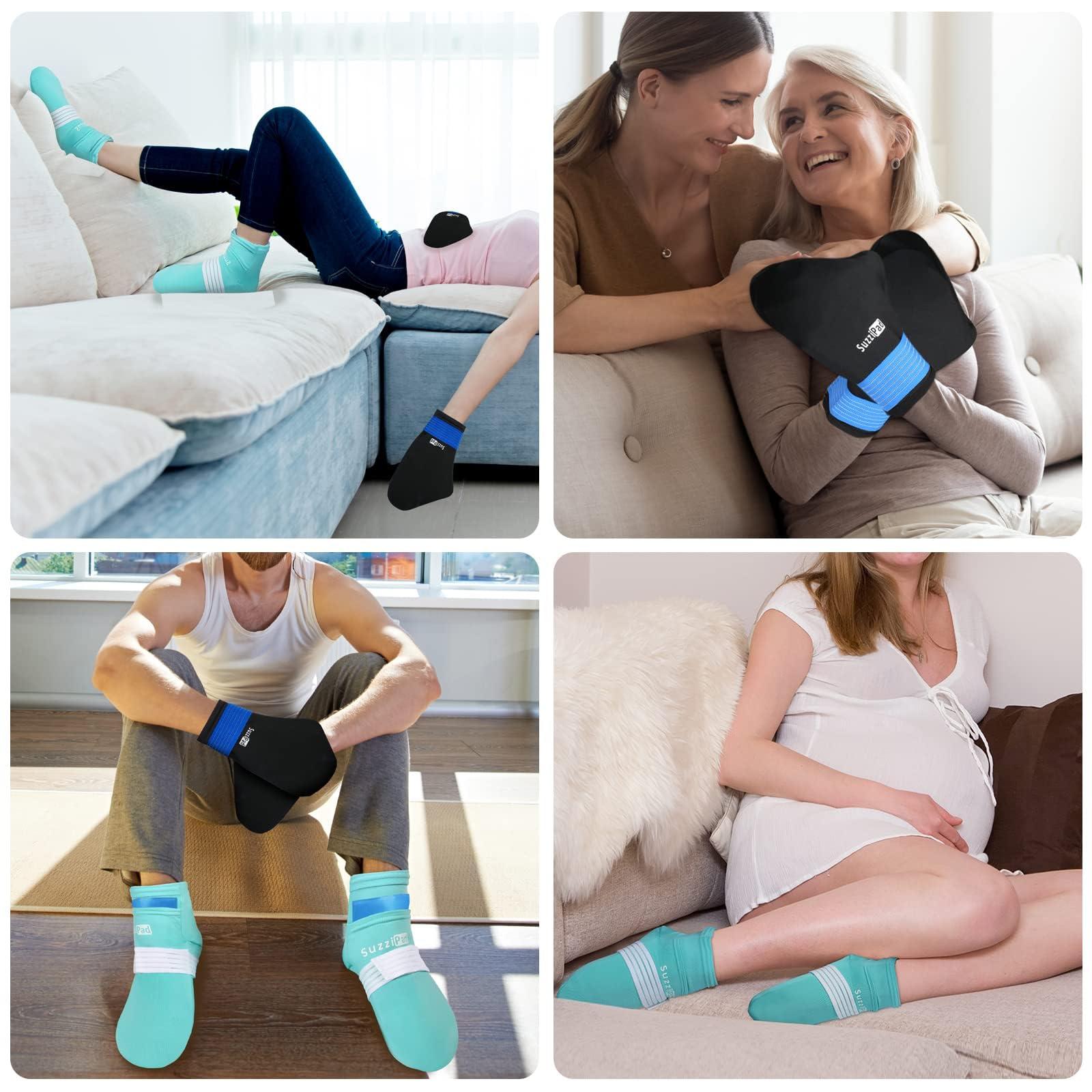 SUZZIPAD SuzziPad XL Cold Gloves for Chemotherapy, Cooling Socks, Hand and Foot Ice Pack, Chemo Must Haves for Men and Women
