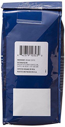 AmazonFresh AmazonFresh Organic Fair Trade Sumatra Whole Bean Coffee, Dark Roast, 12 Ounce