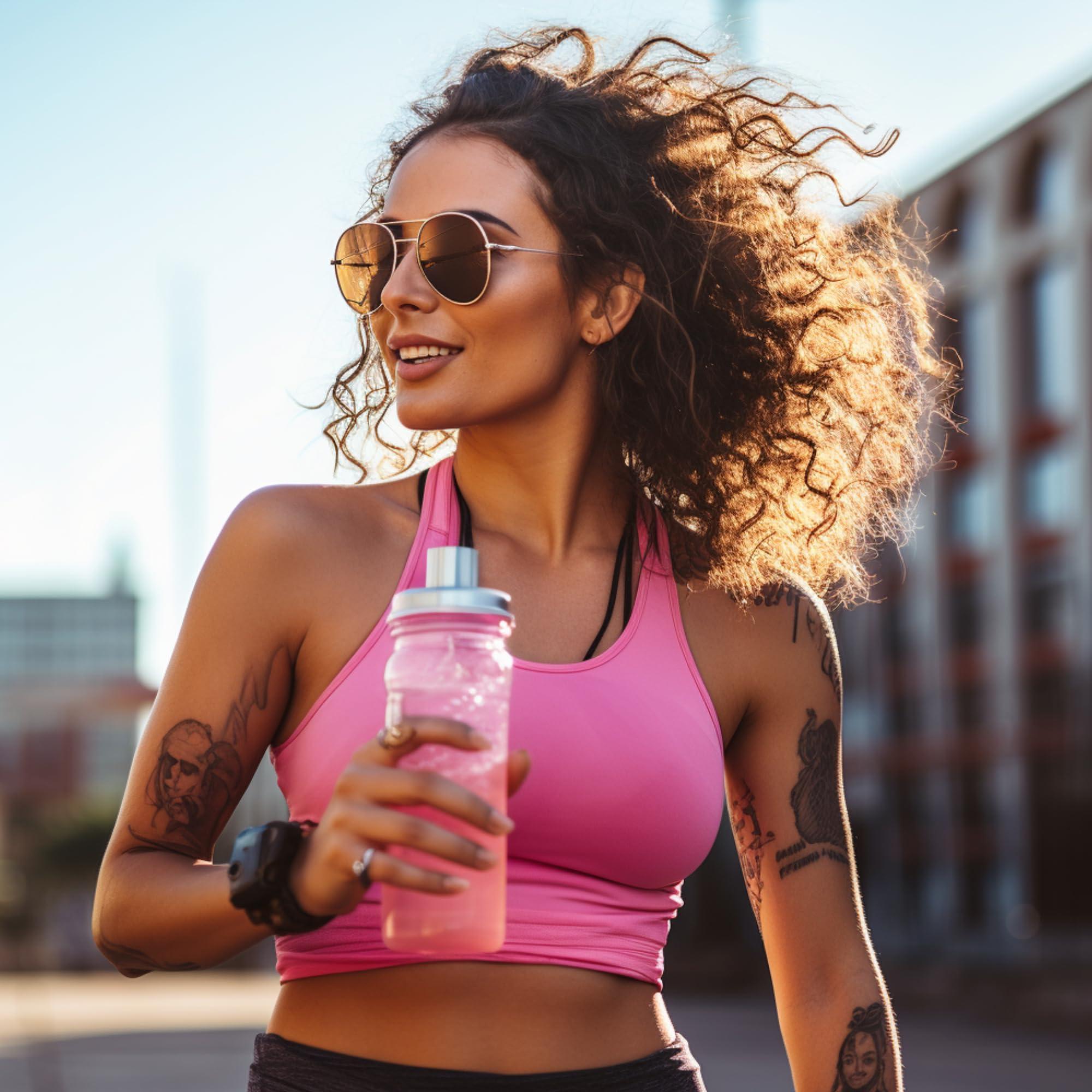 Broheemium Broheemium Crystal Light Variety Pack 60 Flavored Drink Mix Packets in Lemonade Fruit Punch Raspberry Strawberry Flavors Bundles One Reusable Mood Straw Sugar-Free Hydration Anytime Anywhere!