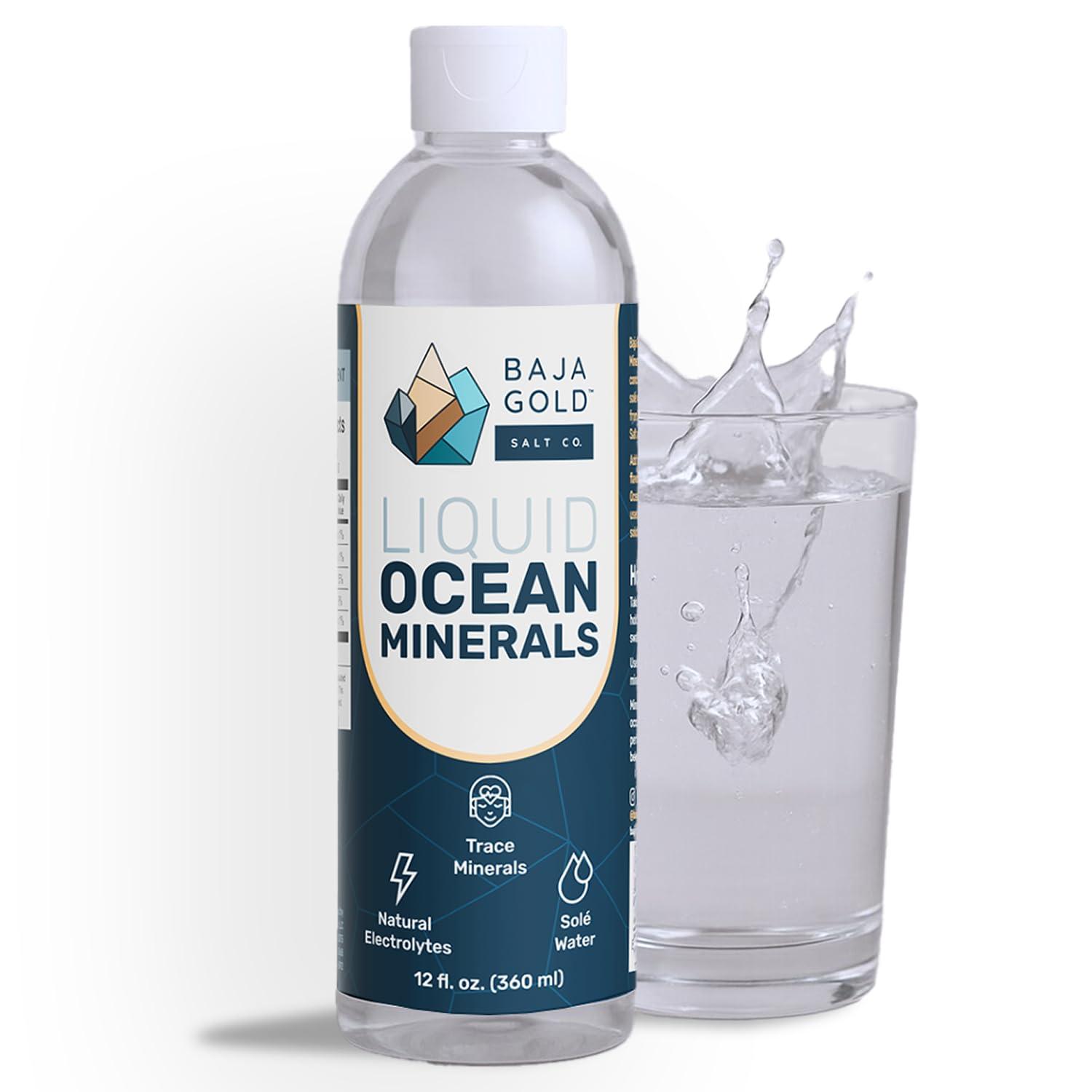 Baja Gold Baja Gold Liquid Ocean Minerals, 12 Fl. Oz. Refill