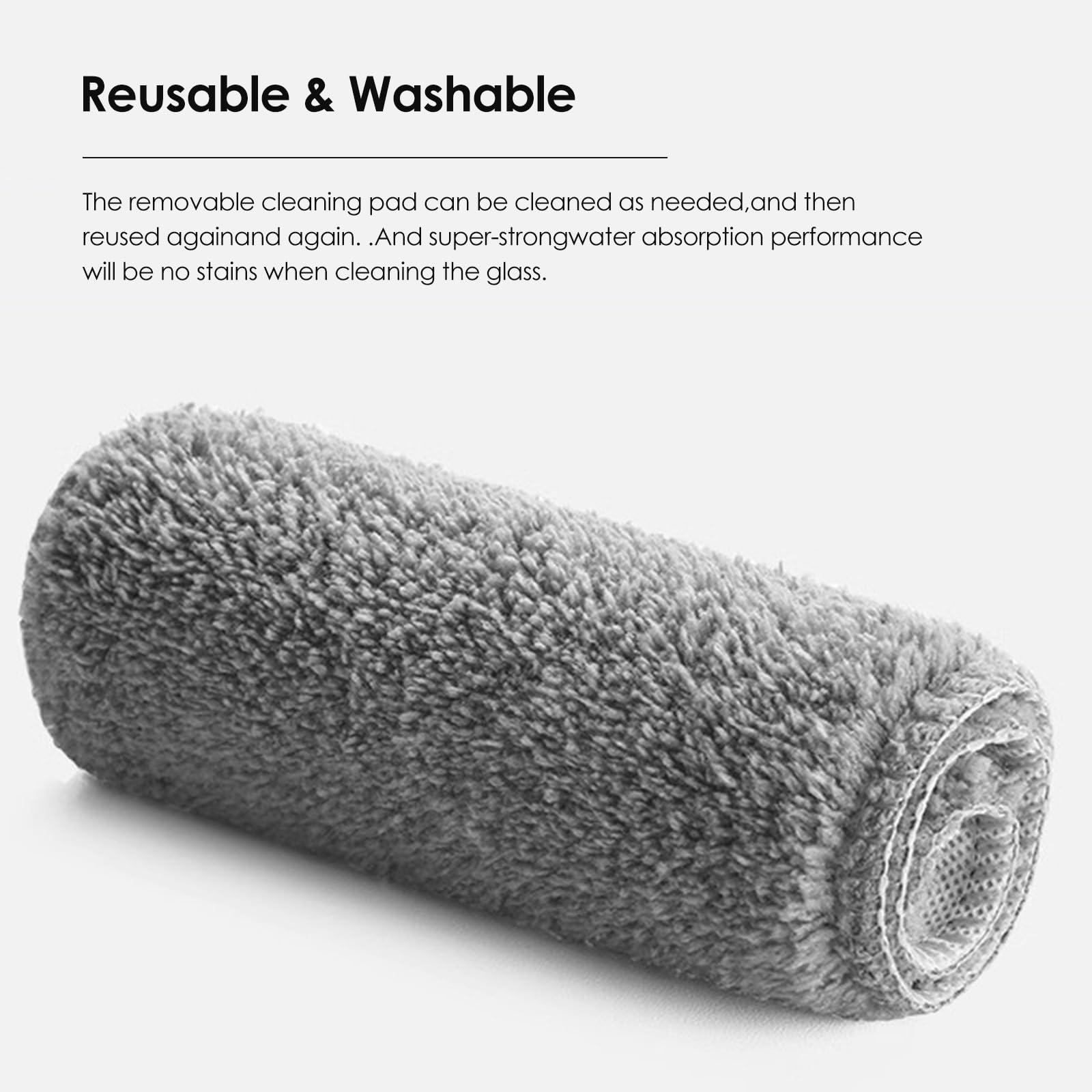 YXXSDP 57 71 56 Inch Long Telescopic Window Cleaning Pole, 2 in 1 Rotatable Window Squeegee Cleaner Tool, High Ceiling Dusting and Window Cleaning Kit (Size : Length 2.15m/215cm/84.6inch)