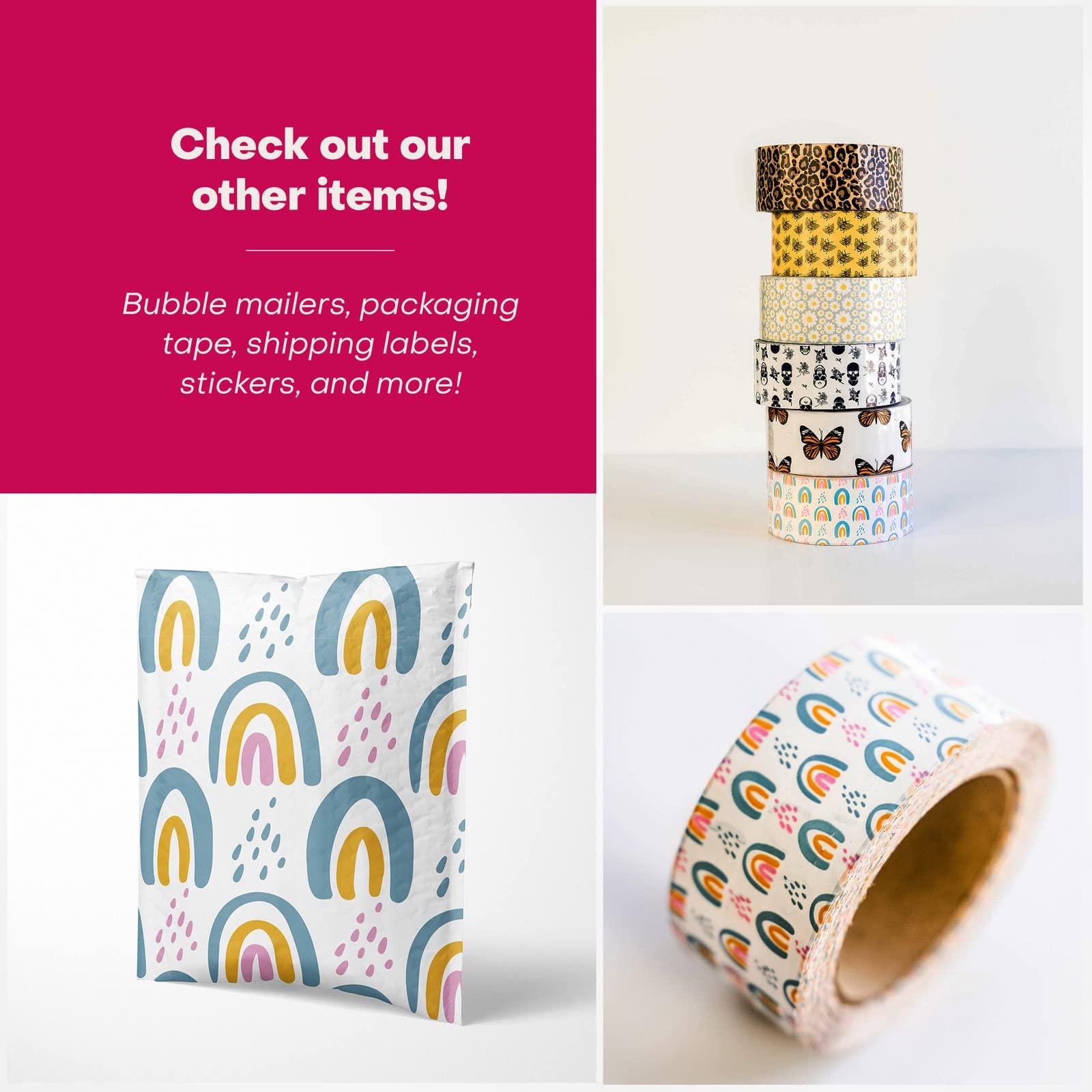 Package Mint Package Mint Floral Tissue Paper for Gift Wrapping (100 Sheets, 20x30 inch)-Colored, Decorative, Daisy Print Tissue Paper for Gift Bags, Packaging, and Small Business