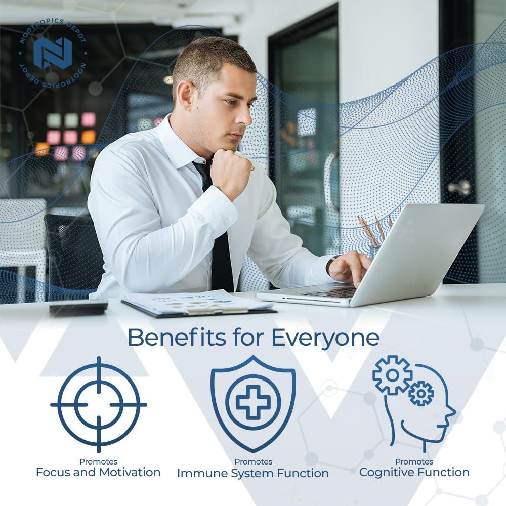 Nootropics Depot Nootropics Depot Sabroxy Tablets | 500mg | 60 Count | Minimum 10% Oroxylin-A | Oroxylum indicum | May Help Promote Focus & Motivation | May Help Promote Cognitive Function