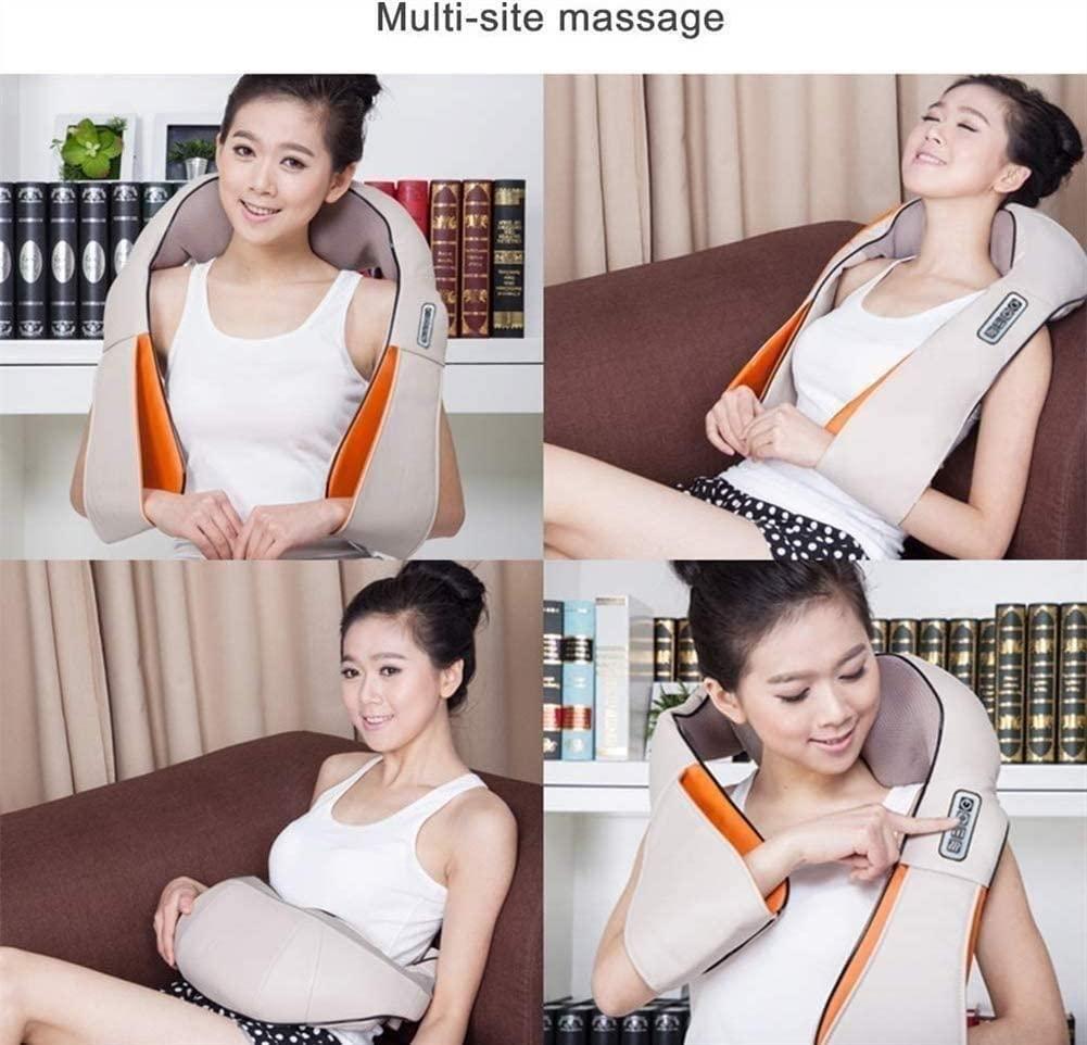 SMSOM SMSOM Back and Neck Massager - Electric Deep Kneading Massage with Heat - Massage for Muscle Relief, Tired Back, Neck, Shoulder & Legs